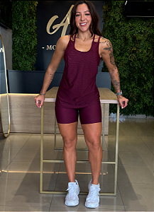 CONJUNTO FITNESS TRIO SHORT RUBI
