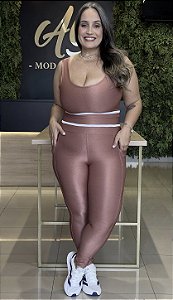 CONJUNTO FITNESS COMPRESSÃO CACAU