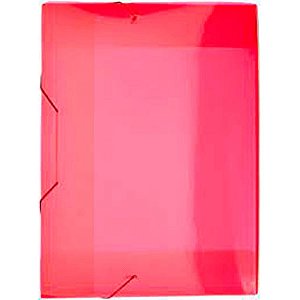 PASTA PLASTICA C/ELASTICO S/L OF VERMELHA ACP
