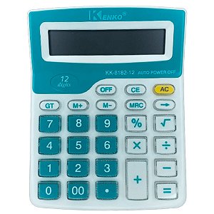 CALCULADORA MESA 12 DIG.KK-8182-12 KENKO AZUL