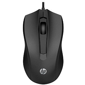 MOUSE COM FIO USB PRETO HP100 HP