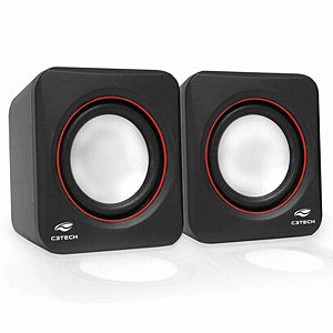 CAIXA DE SOM 2.0 3W RMS SP-301BK C3TECH