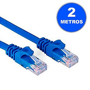 CABO DE REDE 2 METROS PATCH CORD CAT5E