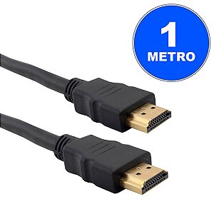 CABO HDMI 1 METRO VERSAO 1.4 SEM MALHA E SEM FILTRO