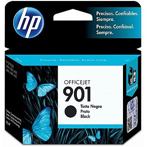CARTUCHO 901 PRETO ORIGINAL CC653AB HP
