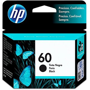CARTUCHO 60 PRETO ORIGINAL CC640WB HP