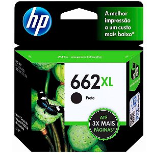 Cartucho 662Xl Preto Original Cz105Ab Hp