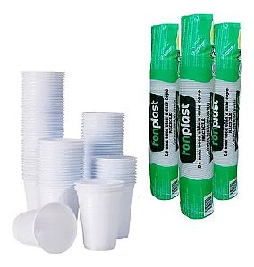 COPO 180ML FONPLAST C/100 TRANSPARENTE