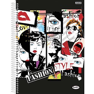CADERNO UNIV 20 MATERIAS CD FEMININO 320FLS BOM D+