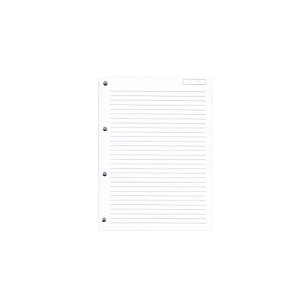 BLOCO FICHARIO 4 FUROS UNIVERSITARIO 96FLS BRANCO