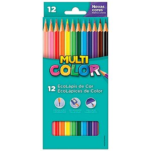 LAPIS DE COR 12 CORES MULTICOLOR FABER CASTELL