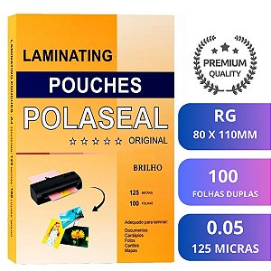 Polaseal P/Plastificacao Rg 80X110X0,5 C/100 Prolam