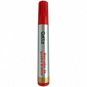Marcador De Quadro Branco Vermelho Gatte