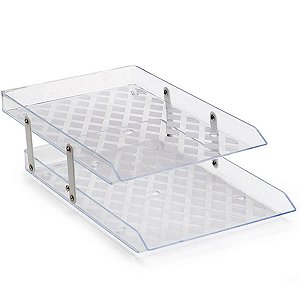 Caixa Correspondencia Dupla Movel Acrilico Polipropileno Cristal Novacril