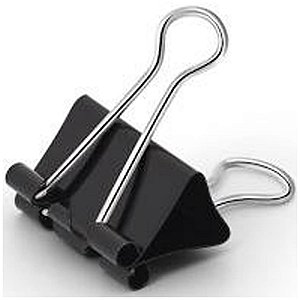 Prendedor De Papel 41Mm Preto