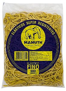 Elastico Latex Amarelo C/600 500G Mamuth