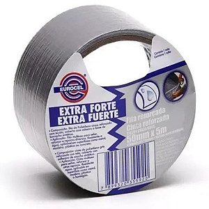 Fita Silver Tape 50X05 Prata Eurocel