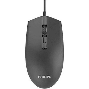 MOUSE COM FIO USB PRETO M204 PHILIPS