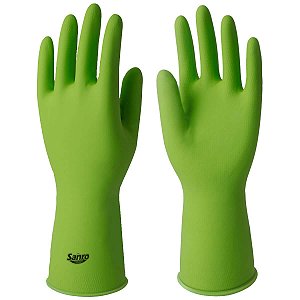 Luva Latex Verde Tam M Top Sanro