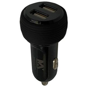 Fonte Carregador Automotivo 4.8A Turbo 2 Usb Max