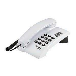 TELEFONE DE MESA PLENO BRANCO INTELBRAS