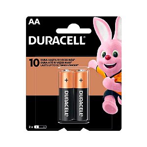 Pilha Alcalina Pequena Aa C/2 Duracell