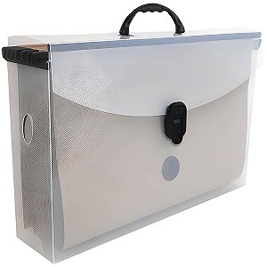 PASTA MALETA ARQUIVO CRISTAL C/10 SUSPENSA KRAFT GOLDEN KRAFT