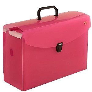 PASTA MALETA ARQUIVO ROSA C/10 SUSPENSA KRAFT GOLDEN KRAFT