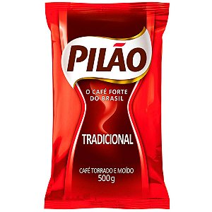 CAFE TORRADO E MOIDO 500g TRADICIONAL PILAO