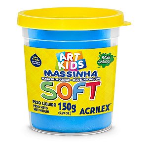 MASSA DE MODELAR SOFT 150G AZUL ACRILEX