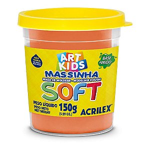 MASSA DE MODELAR SOFT 150G LARANJA ACRILEX