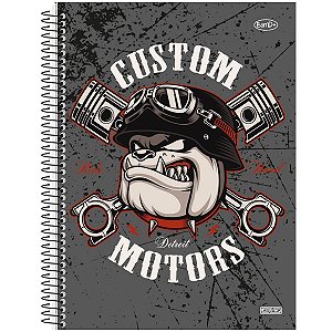 Caderno Univ 1 Materia Cd Masculino 80Fls Bom D+