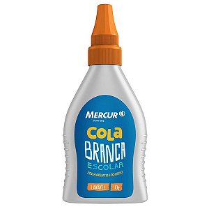 COLA LIQUIDA BRANCA 40G MERCUR
