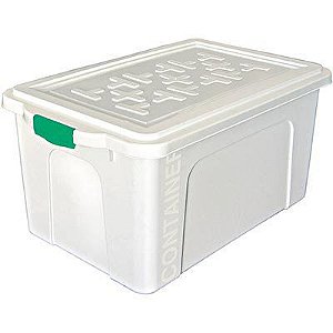 Caixa Organizadora Plastica Branca 70 Litros OR-07 Sao Bernardo