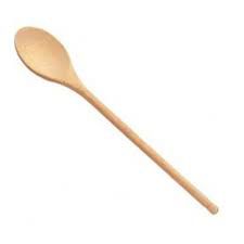 Colher De Pau 38Cm Oval