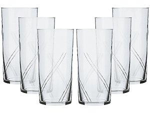 Conjunto de Copos 300ml Brisa C/6 Nadir