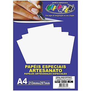 PAPEL ESPECIAL OPALINE A4 180G C/50 OFF PAPER