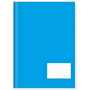 CADERNO 1/4 CD BROCHURA 140X200 96FLS AZUL MAXIMA