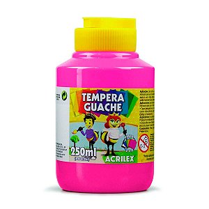 TINTA GUACHE 250ml  ROSA ACRILEX