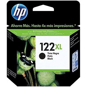 CARTUCHO 122XL PRETO ORIGINAL CH563 HP