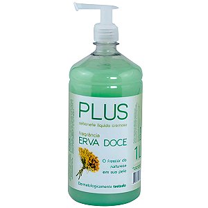 SABONETE LIQUIDO ERVA DOCE PLUS 1L PUMP TRILHA