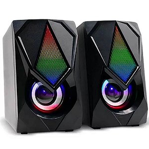 CAIXA DE SOM GAMER  2.0 12W RMS RGB MULTILASER