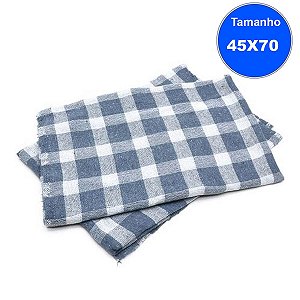 PANO DE CHAO SACO XADREZ 45X70 PRATA