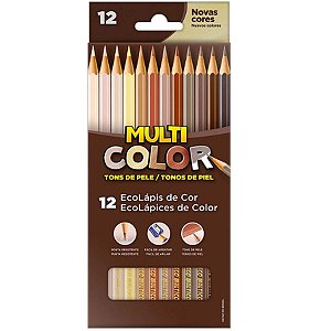 LAPIS DE COR 12 CORES ETNIA MULTICOLOR FABER CASTELL