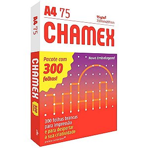 Papel Sulfite A4 Branco 75G C/300 Chamex