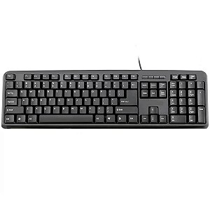 Teclado Usb Preto Kp-2044