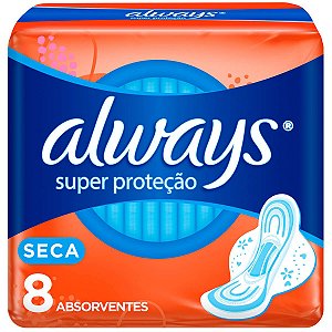 Absorvente 8Un C/Ab Seca Always