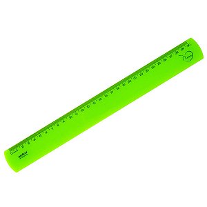 Regua 30Cm Verde Neon Waleu