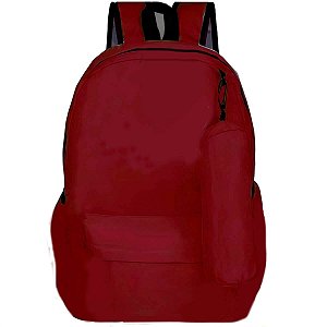 Mochila S/Estampa Vinho