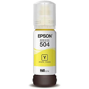 Refil Tinta Epson T504420 Amarelo Original